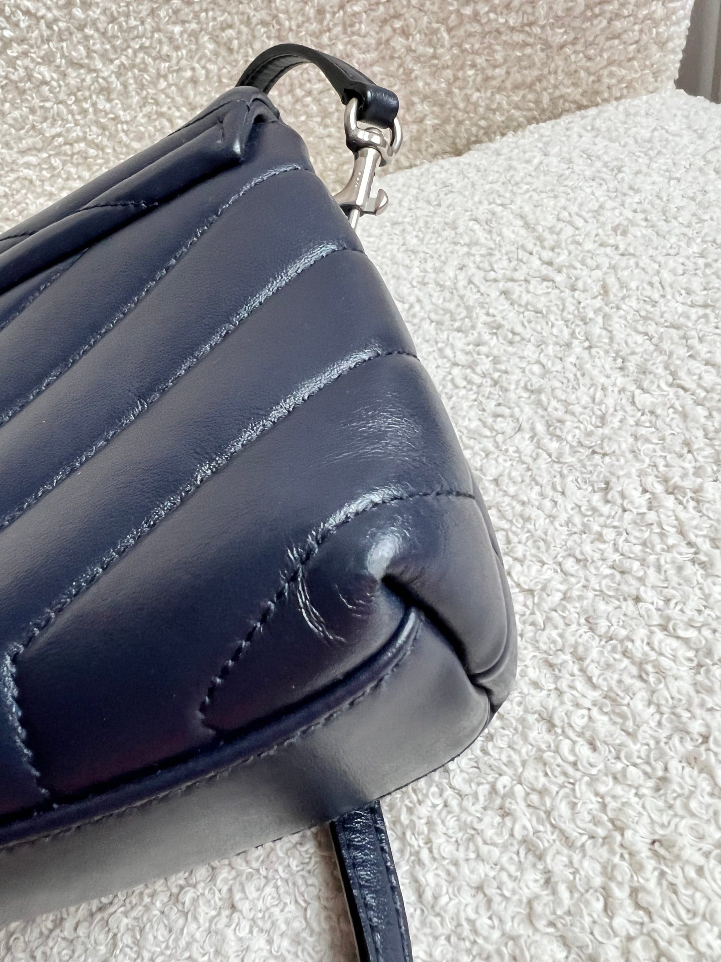 Yves Saint Laurent (YSL) Navy Blue Toy Lou Lou (RRP £1350)