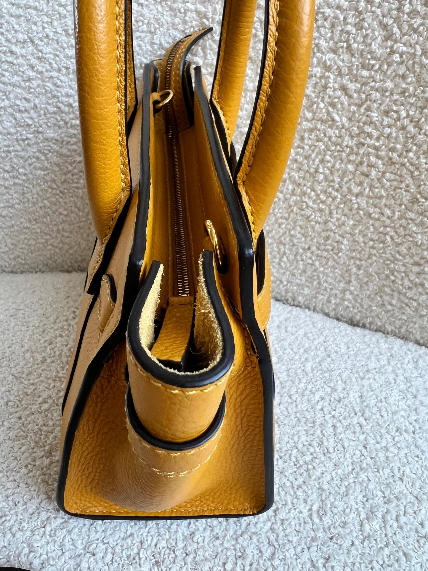 Mulberry Deep Amber Micro Zipped Bayswater (RRP £795)