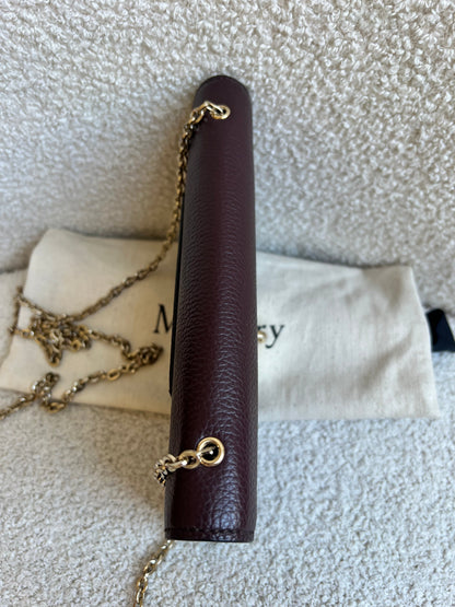 Mulberry Oxblood Bayswater Clutch (RRP £495)