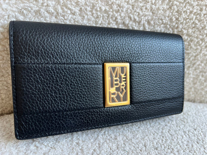 Mulberry Black Sadie Continental Wallet