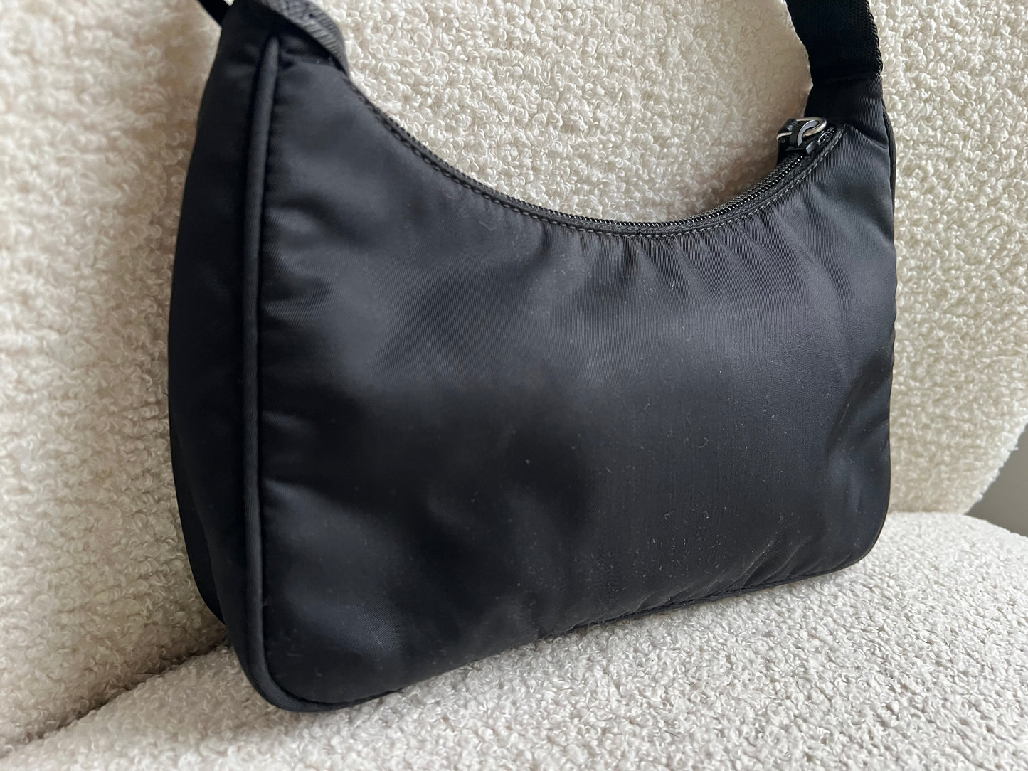 Prada Re-edition Black Nylon Shoulder Bag (RRP £920)