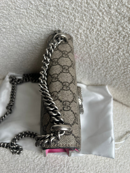 Gucci Dionysus GG Supreme Mini Shoulder Bag (RRP £1,700)