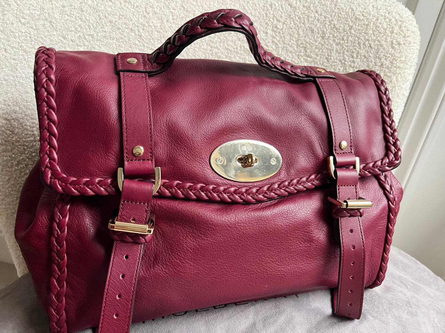 Mulberry Oversized Berry Woven Trim Alexa (RRP £1100)