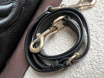 Gucci Soho Large Hobo in Black Pebbled Calfskin