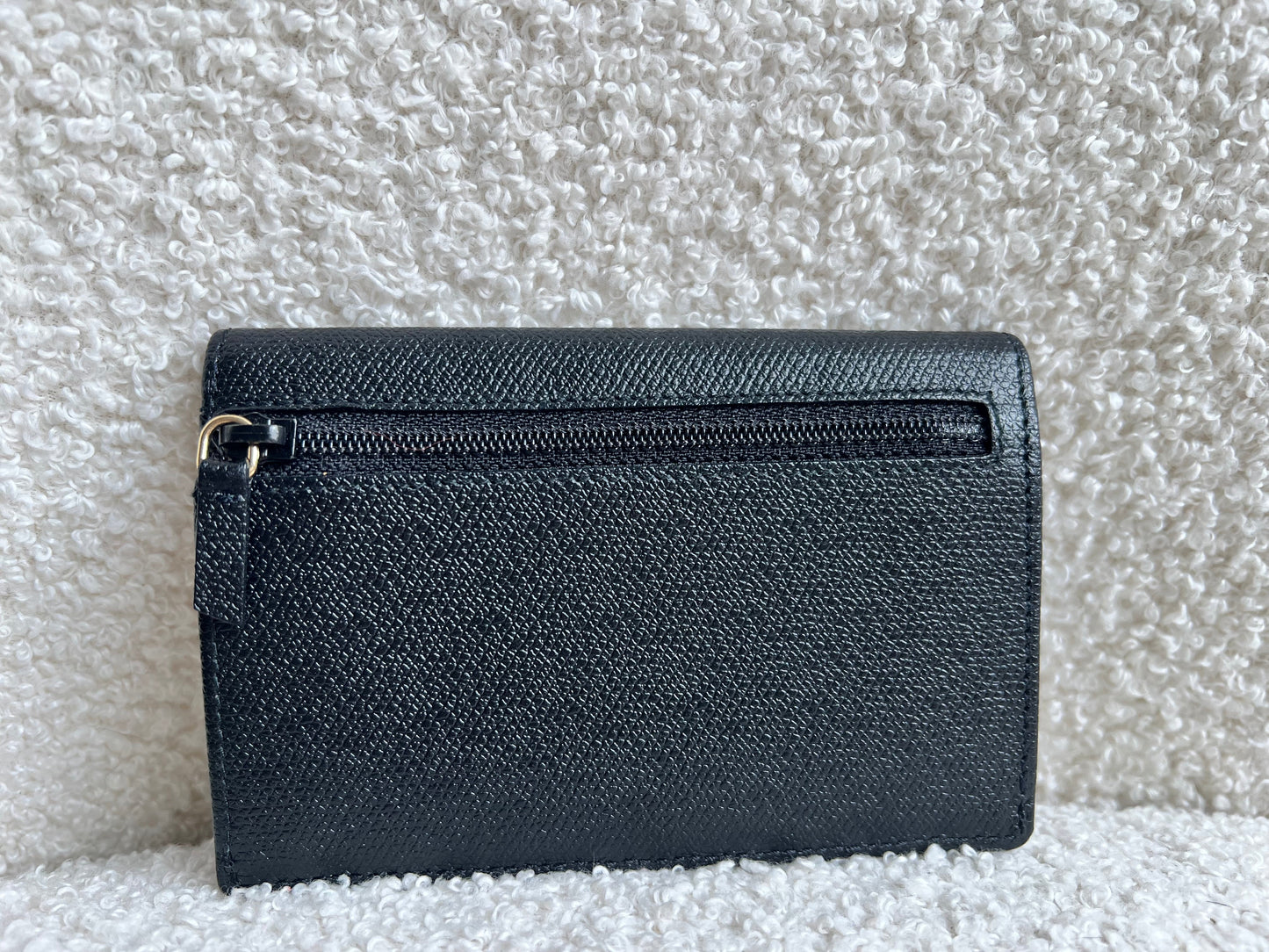 Chanel Black Coco Button Keyring Pouch