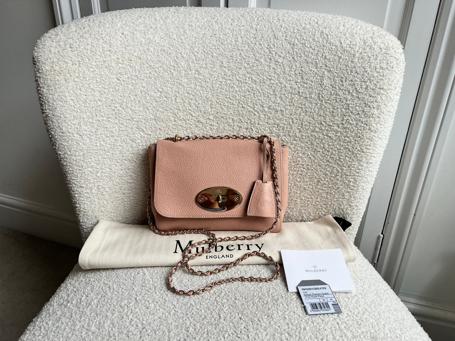 Mulberry Rose Petal Regular Lily with Gold Hardware (RRP £995)