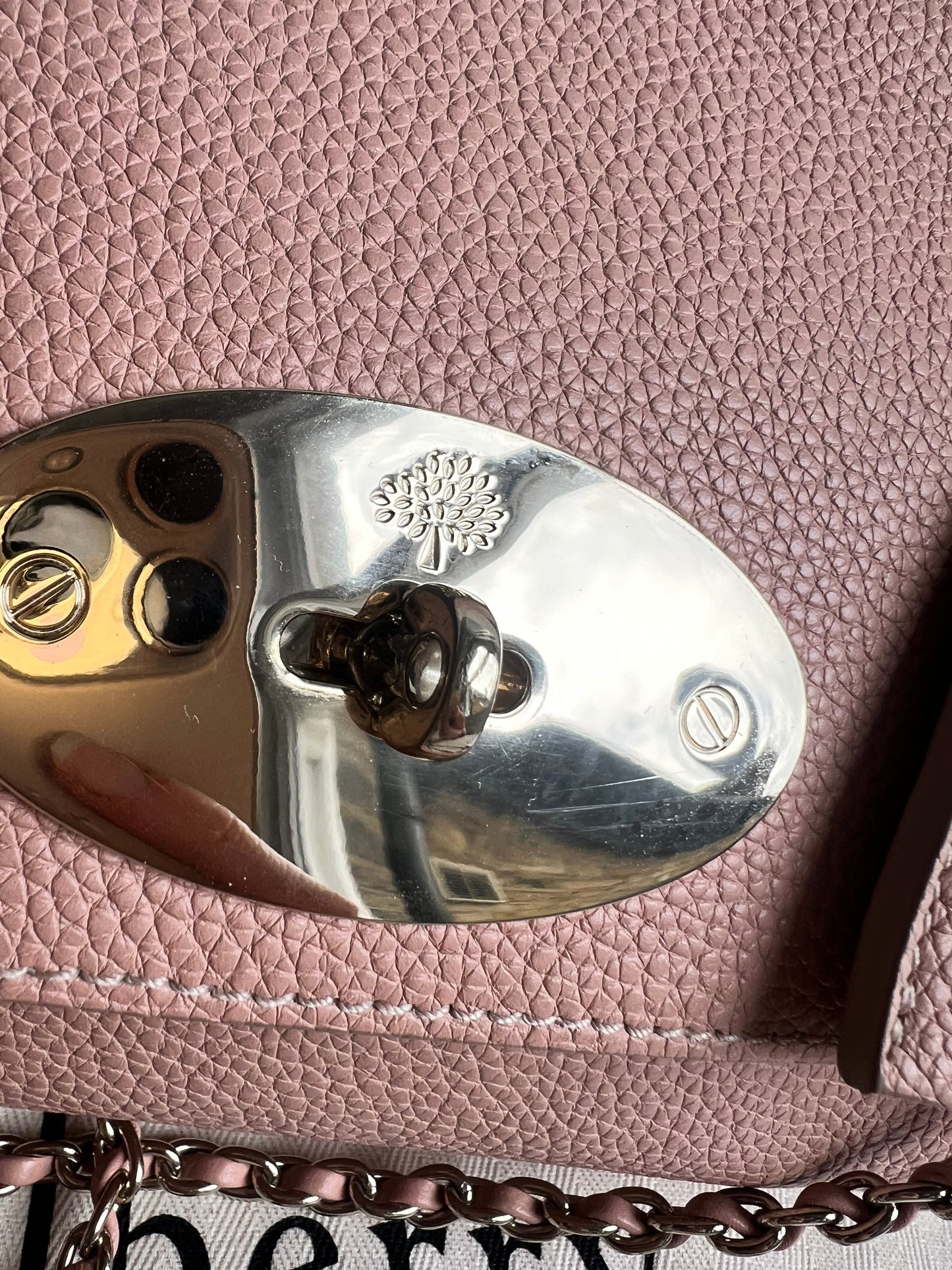 Mulberry Rose Petal Regular Lily with Gold Hardware (RRP £995)