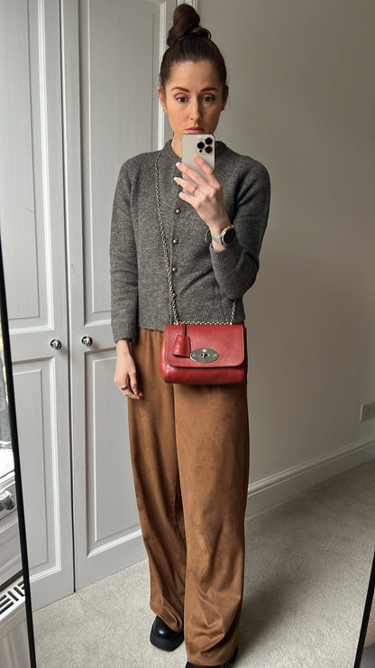 Mulberry Rust Regular Lily with Silver Hardware