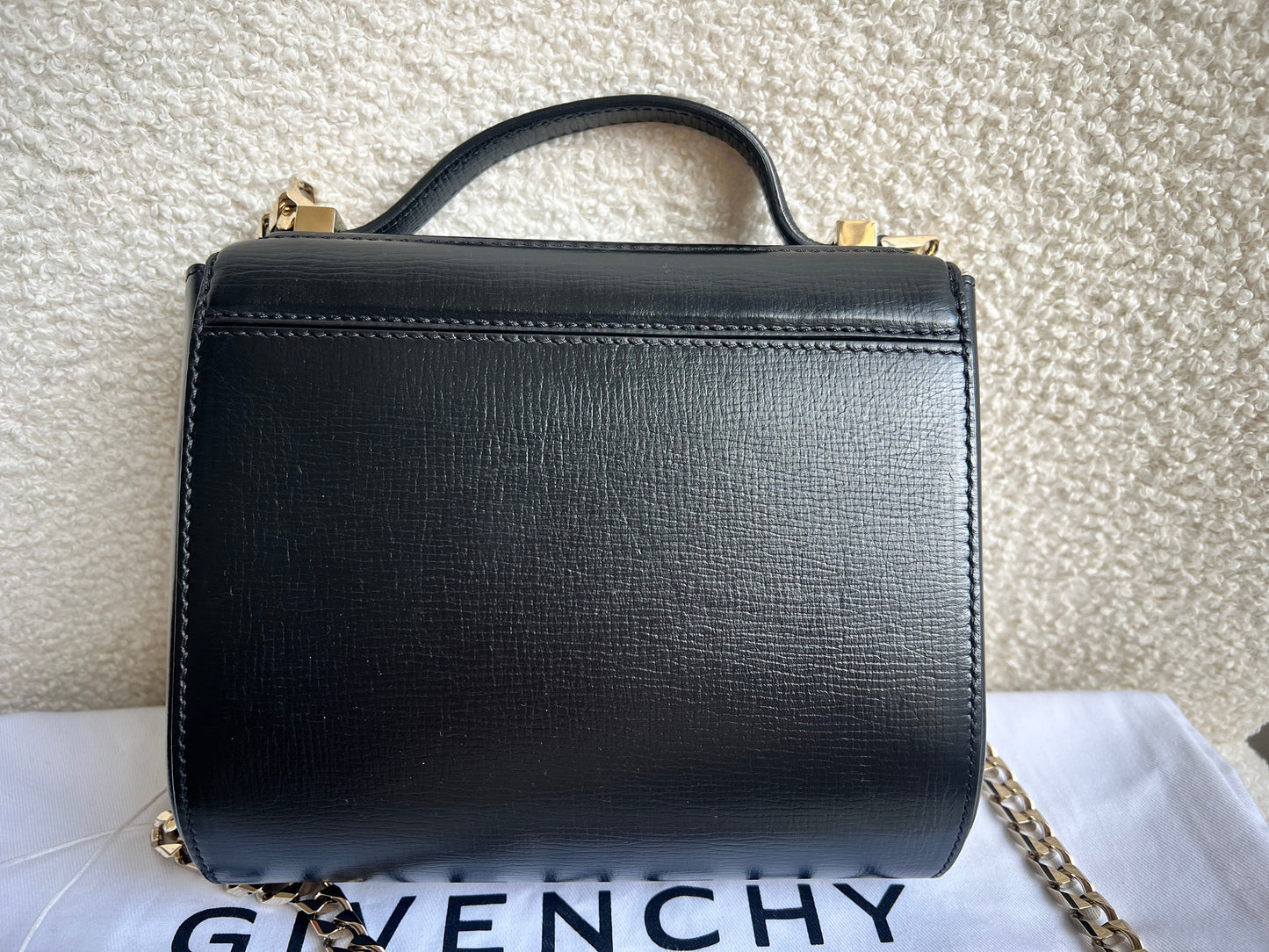 Givenchy Black Mini Pandora Chain Bag