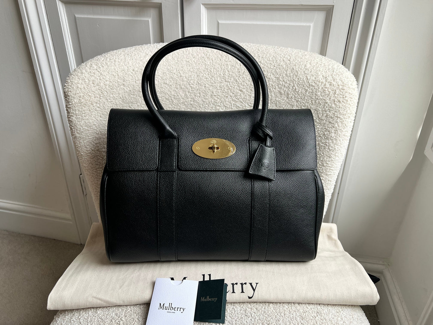 Mulberry Black Bayswater (RRP £1095)