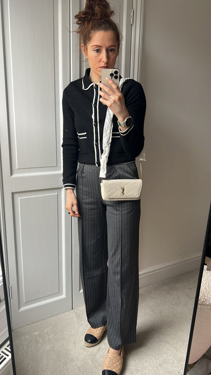 Yves Saint Laurent (YSL) Blanc Vintage Gaby Phone Pouch (RRP £920)
