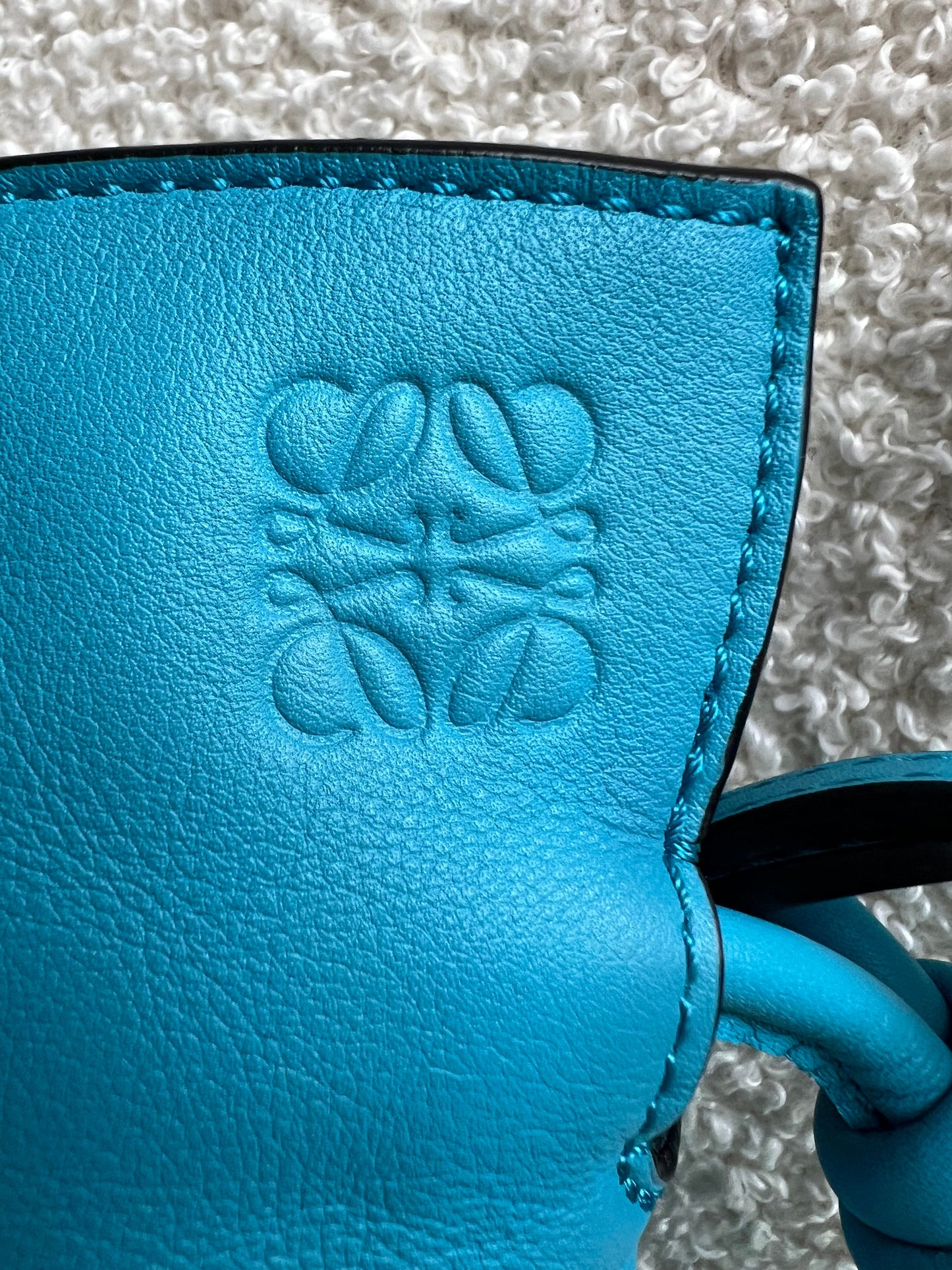 Loewe Cyan Mini Flamenco Clutch Bag (RRP £1800)