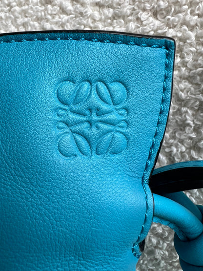 Loewe Cyan Mini Flamenco Clutch Bag (RRP £1800)