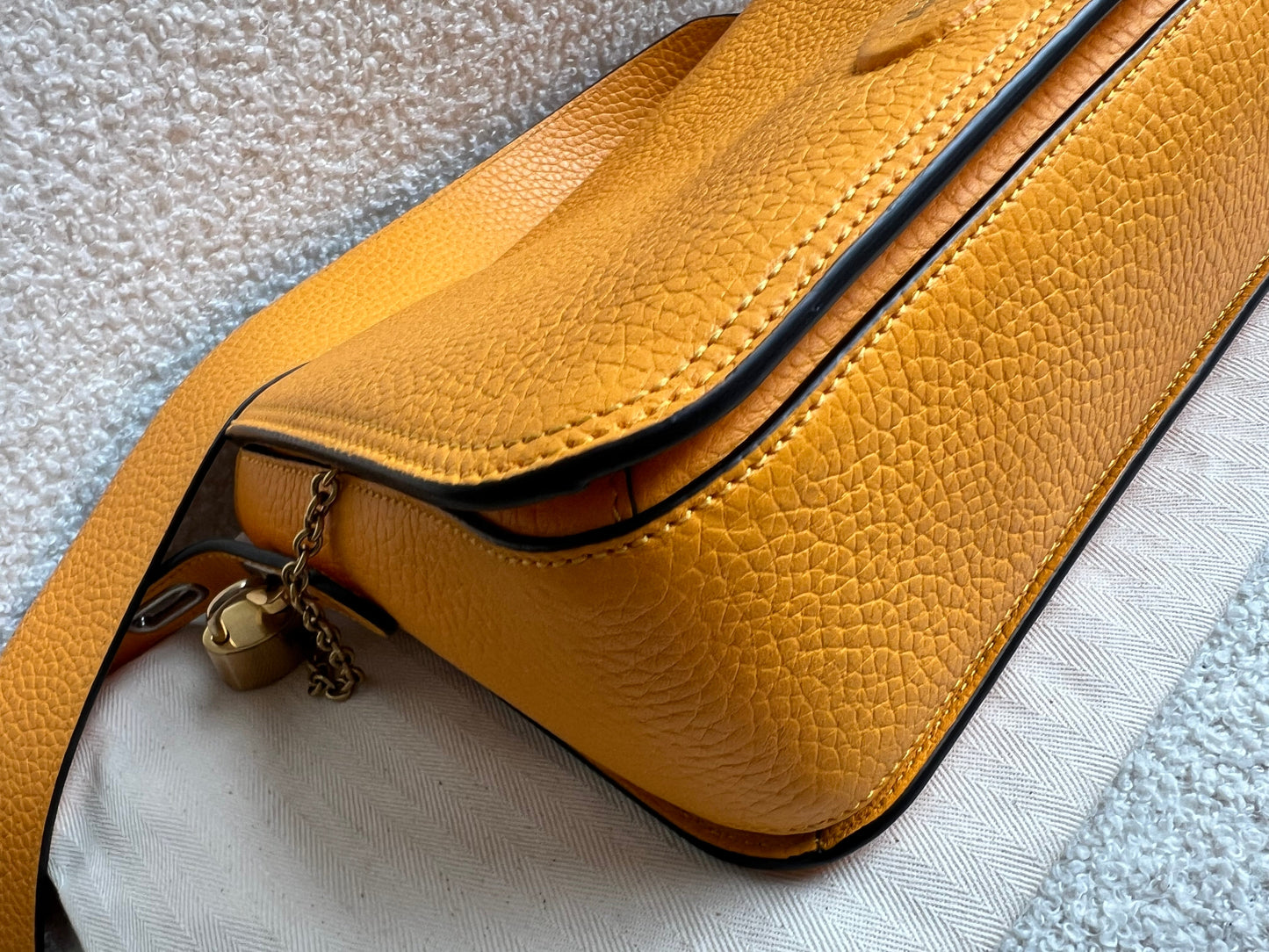 Mulberry Billie in Double Yellow Small Classic Grain (RRP £895)