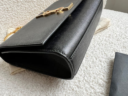 Yves Saint Laurent (YSL) Black Small Kate with Gold Hardware (RRP £1,550)