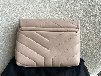 Yves Saint Laurent (YSL) Pale Pink Toy Lou Lou with Silver Hardware (RRP £1,380)
