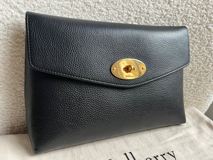 Mulberry Black Large Darley Cosmetic Pouch (RRP £395)