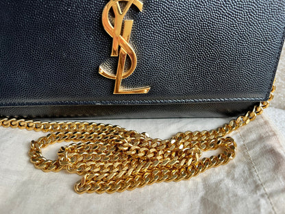 Yves Saint Laurent (YSL) Black Small Kate with Gold Hardware (RRP £1,550)