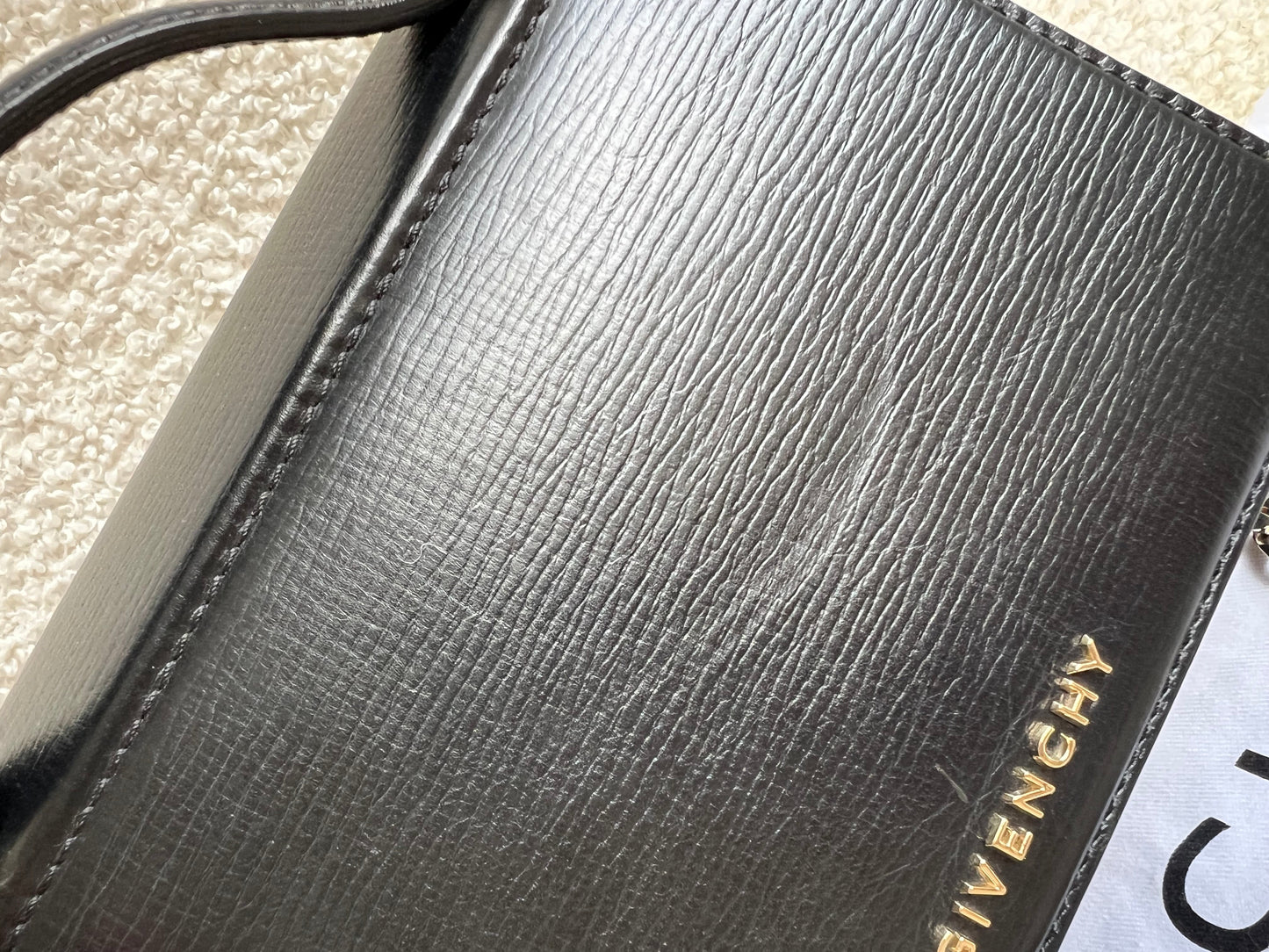 Givenchy Black Mini Pandora Chain Bag
