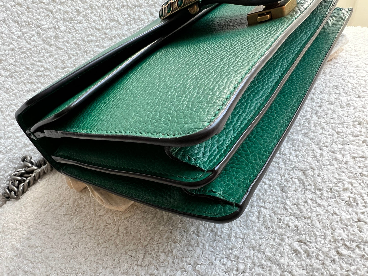 Gucci Dionysus GG Green Small Shoulder Bag (RRP £2,670)