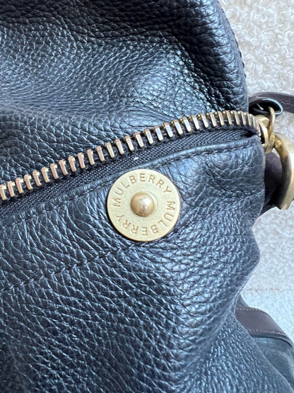 Mulberry Black Mitzy Tote