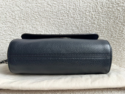 Mulberry Midnight Regular Lily with Silver Hardware (RRP £1095)