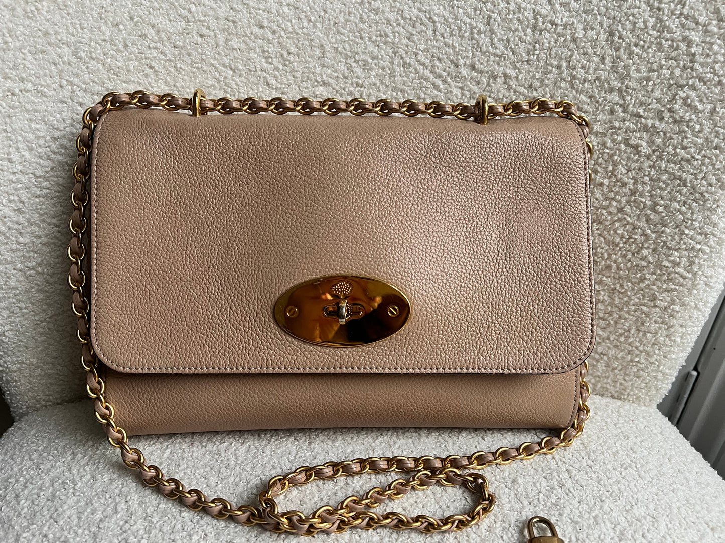 Mulberry Rosewater Medium Lily with Gold Hardware (RRP £995)