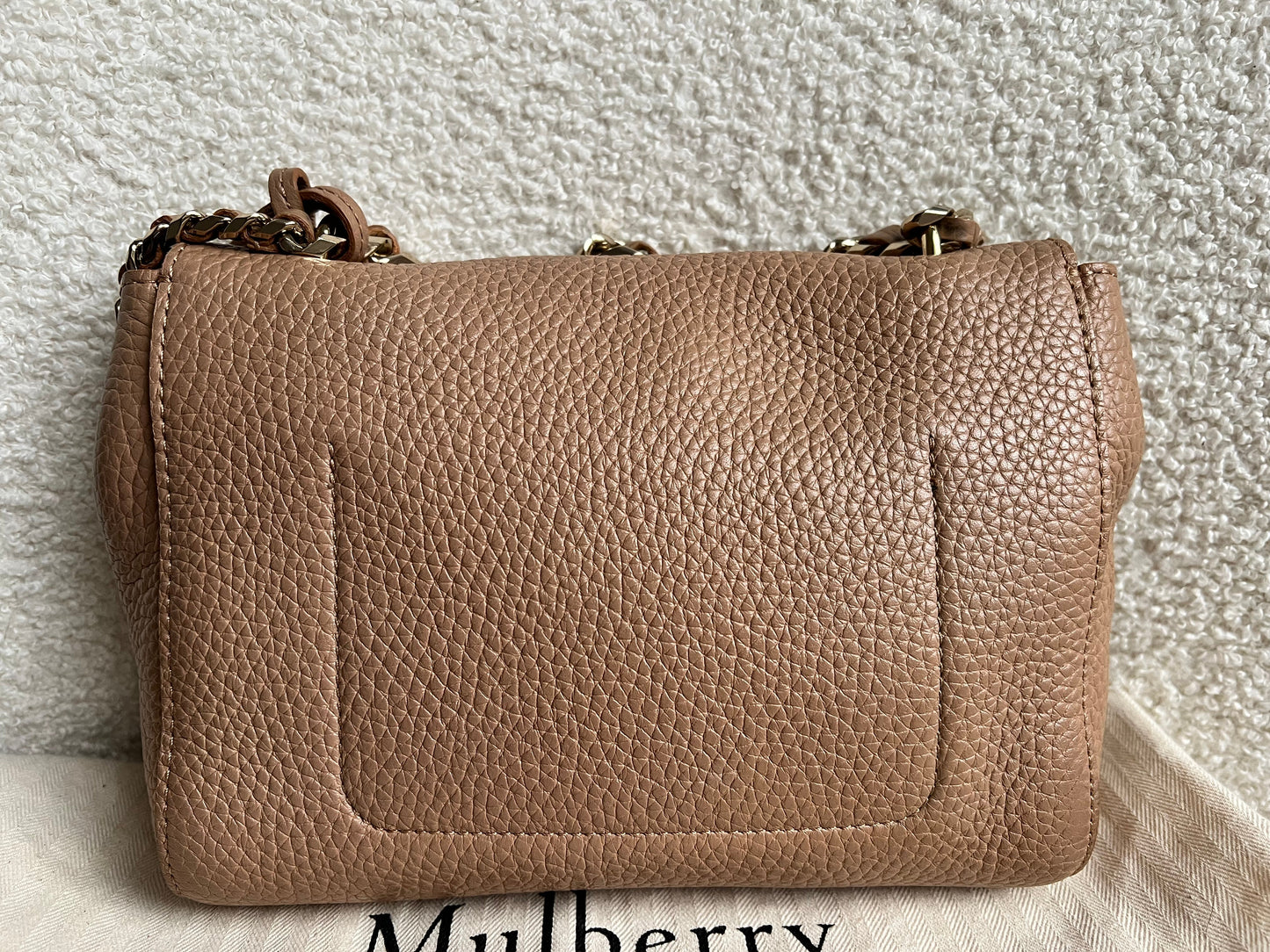 Mulberry Light Salmon Regular Top Handle Lily (RRP £1095)