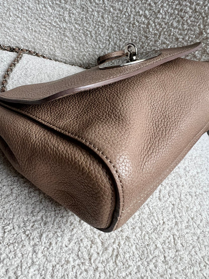 Mulberry Mushroom Grey Regular Lily with Silver Hardware (RRP £995)