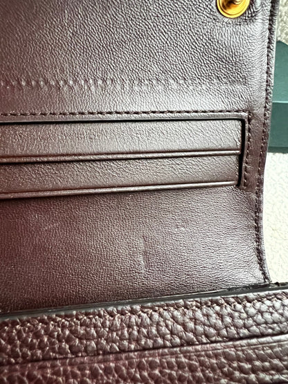 Mulberry Oxblood Continental Wallet (RRP £375)