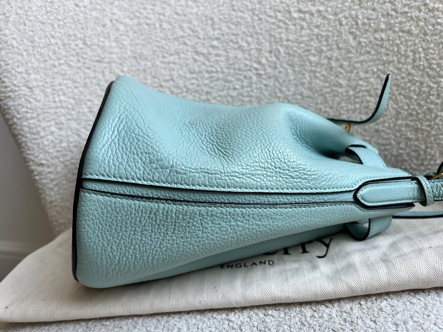 Mulberry Acrylic Green Abbey Bucket Bag (RRP £695)