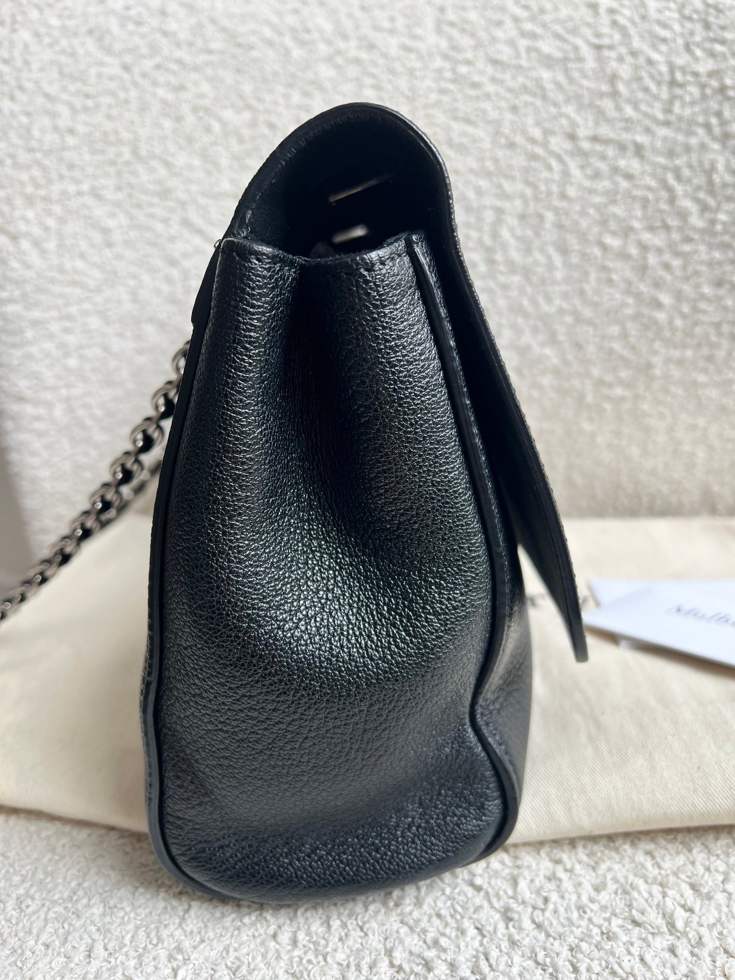Mulberry Black Medium Lily with Silver Hardware (RRP £1095)