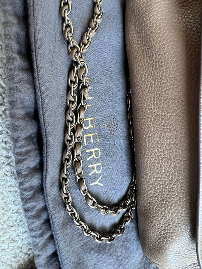 Mulberry Mushroom Grey Regular Lily with Silver Hardware (RRP £995)