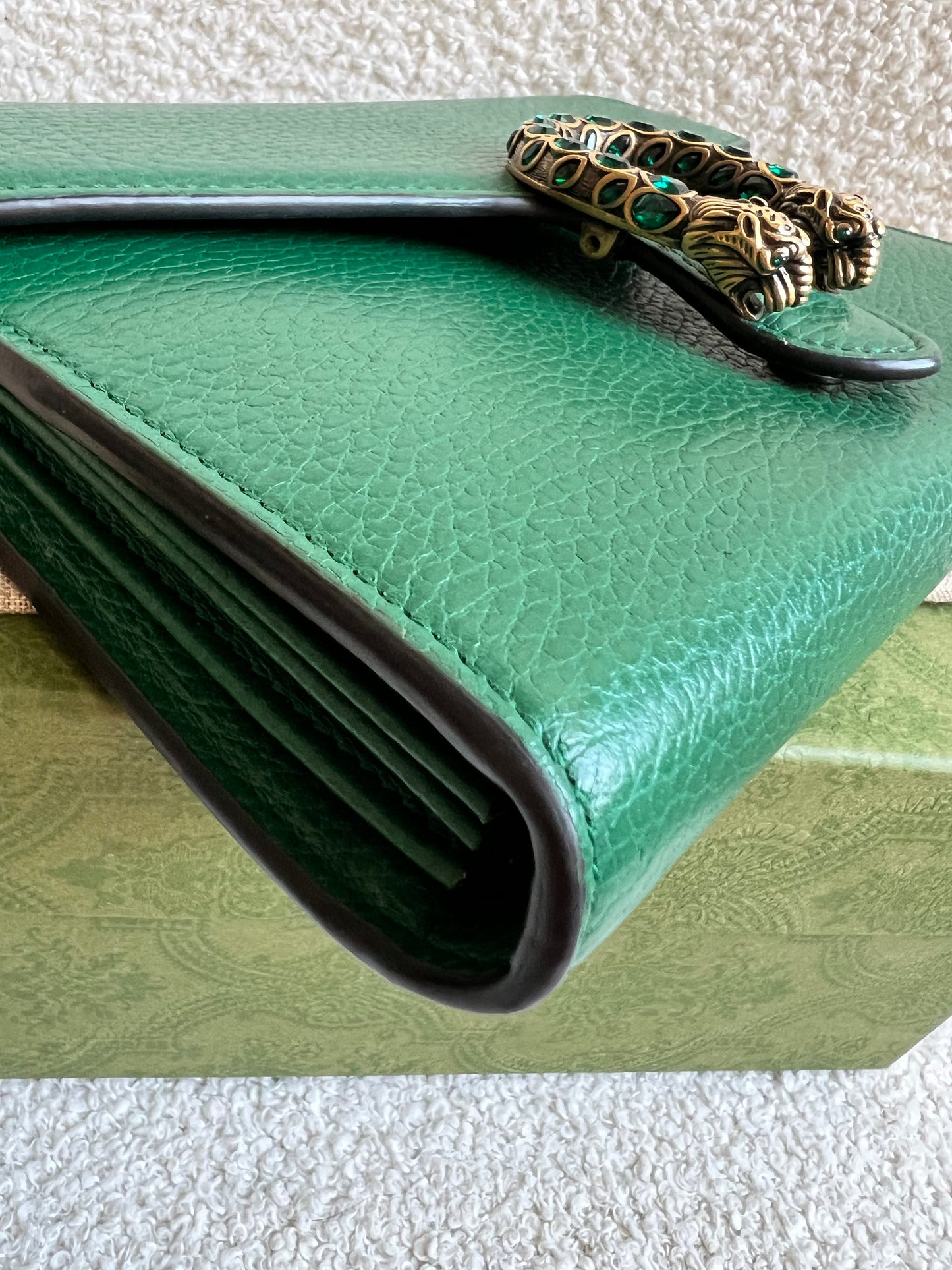 Gucci Dionysus Green Chain Wallet (RRP £1340)