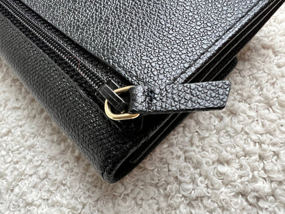 Chanel Black Coco Button Keyring Pouch