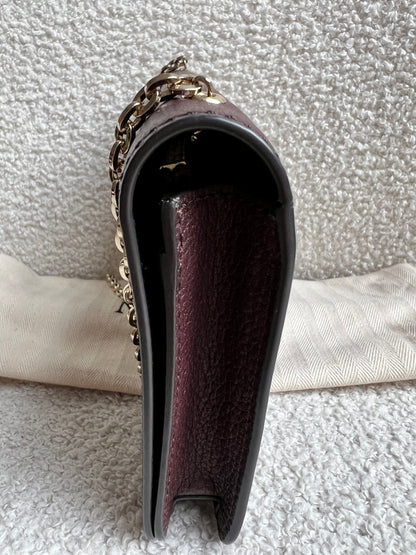 Mulberry Oxblood Bayswater Clutch (RRP £495)