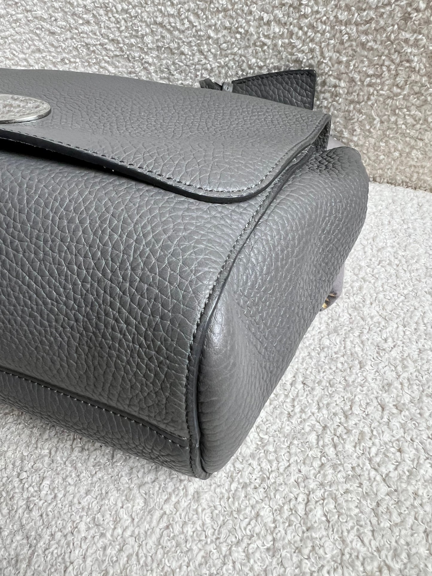 Mulberry Charcoal Grey Medium Top Handle Lily (RRP £1075)