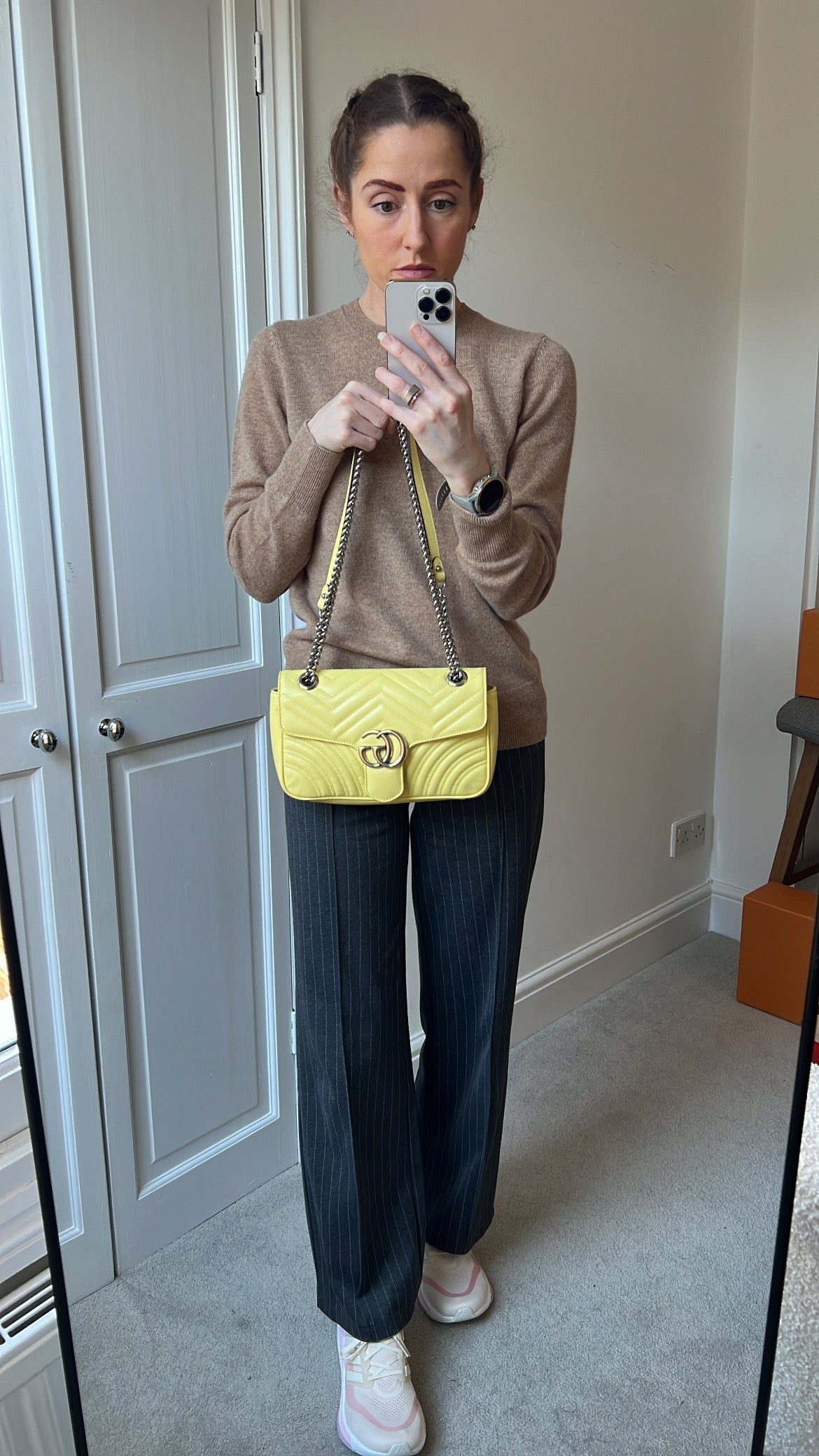 Gucci GG Yellow Marmont Small Shoulder Bag (RRP £2070)