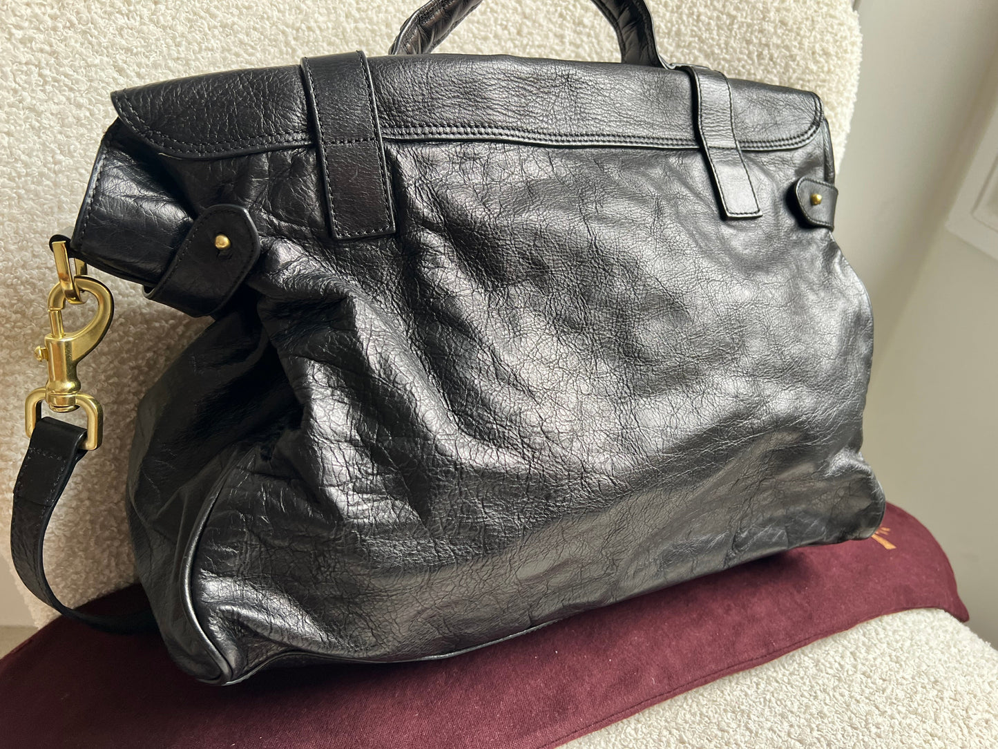 Mulberry Oversized Black Alexa (RRP £1100)