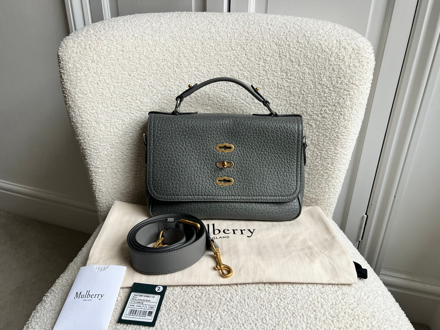 Mulberry Charcoal Bryn (RRP £1095)