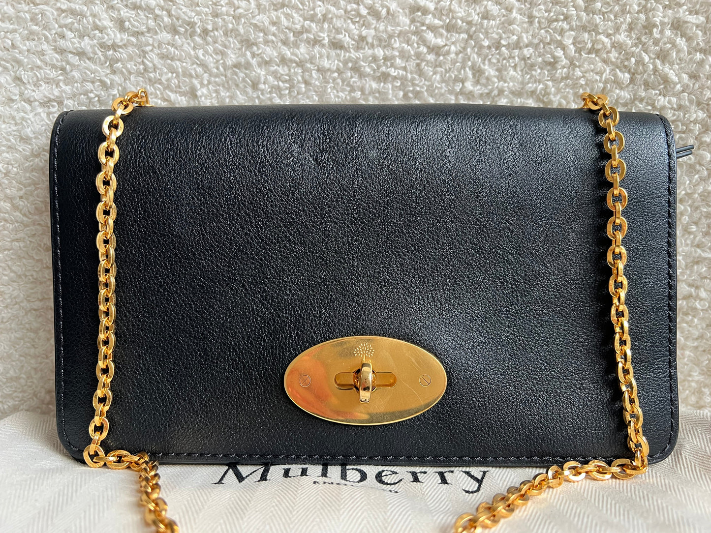 Mulberry Black Bayswater Clutch (RRP £495)
