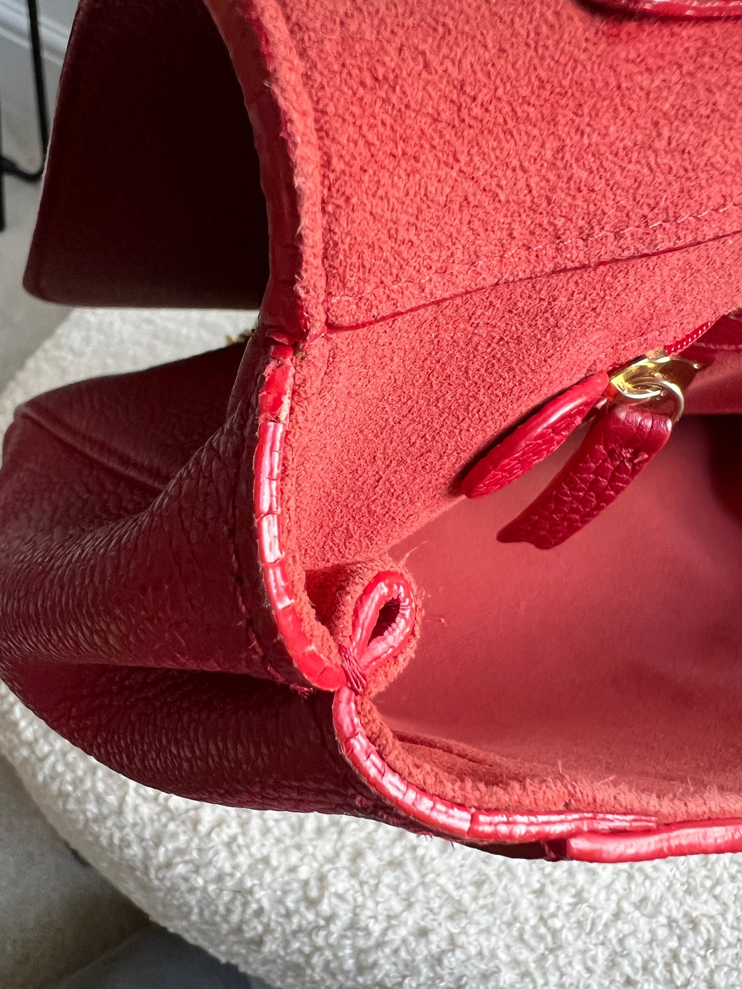 Mulberry Scarlet Medium Lily with Gold Hardware (RRP £1095)