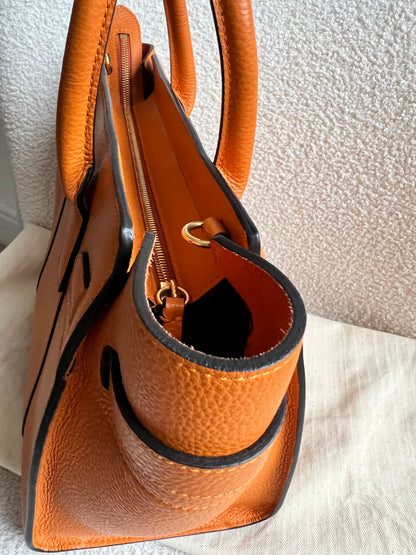 Mulberry Orange Small Zipped Bayswater (RRP £1,195)