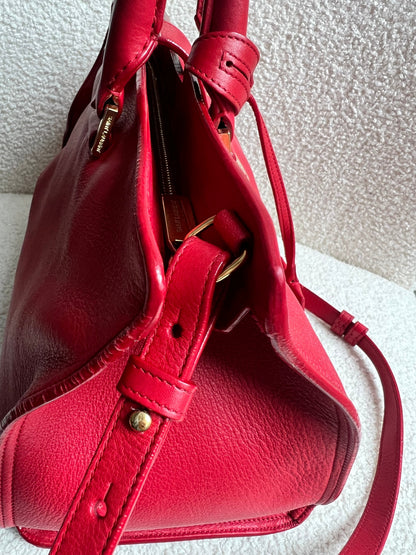 Yves Saint Laurent (YSL) Red Small Cabas Chyc Bag (RRP £1,350)