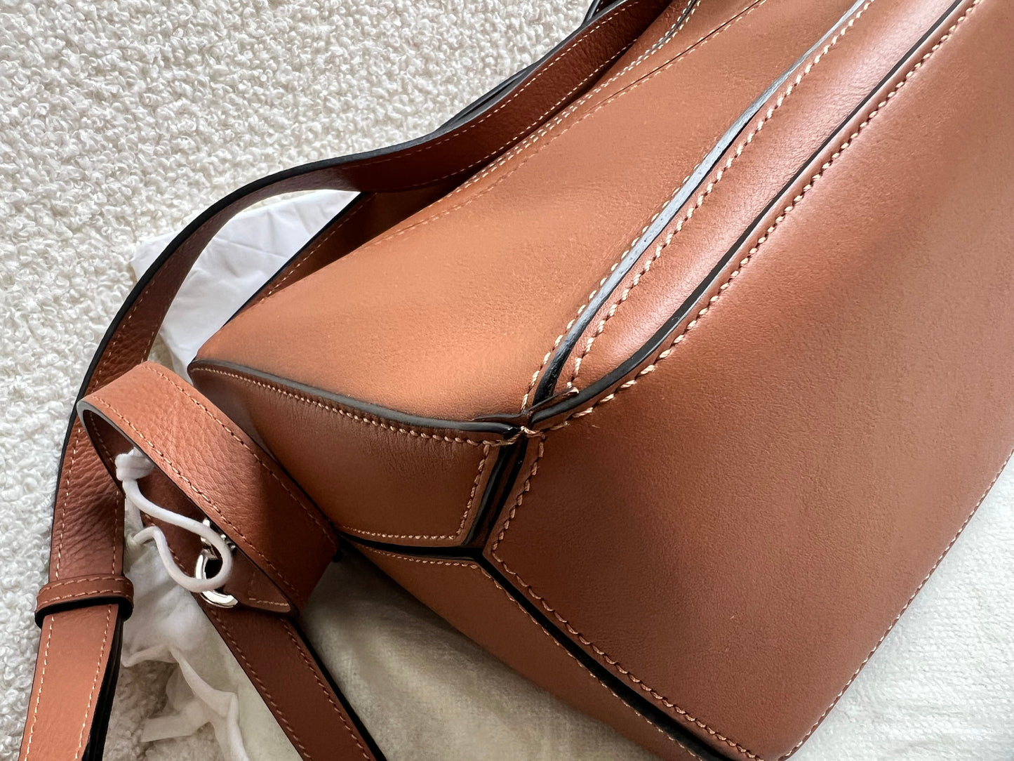 Loewe Tan Small Puzzle Bag (RRP £2550)