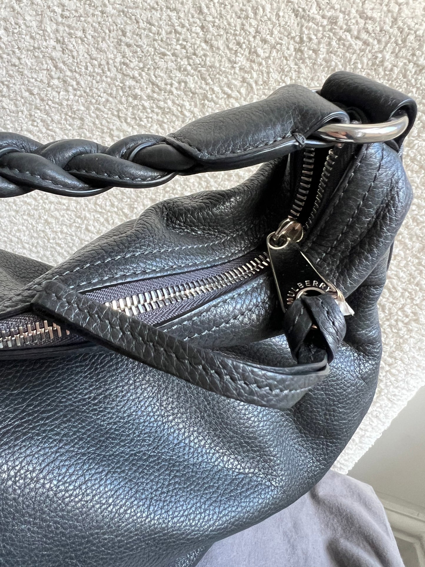 Mulberry Graphite Grey Daria Hobo (RRP £795)