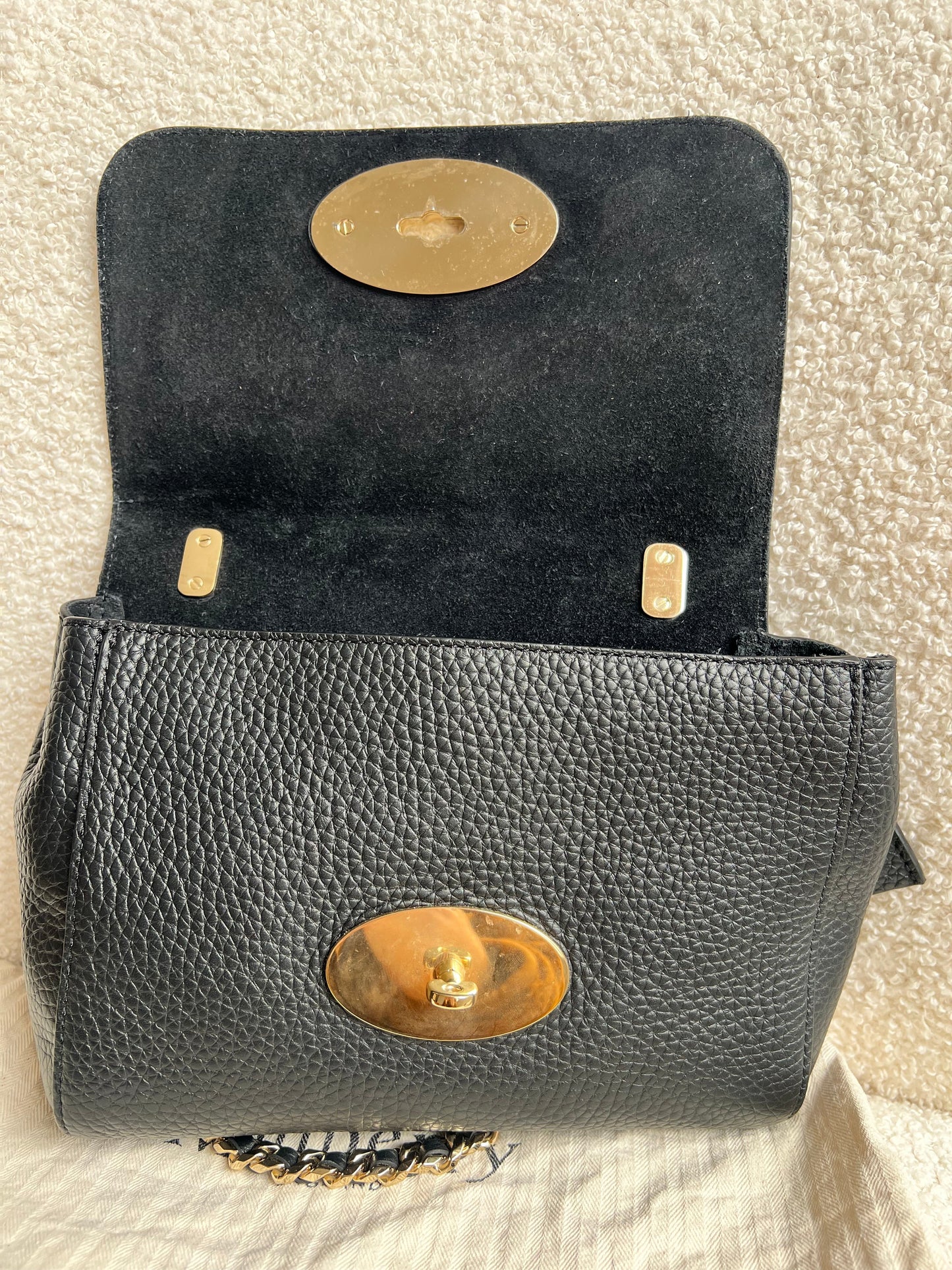 Mulberry Black Regular Top Handle Lily (RRP £1095)
