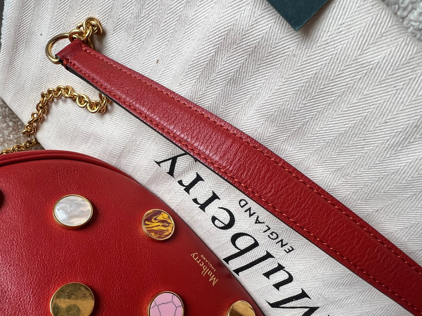 Mulberry Cabochon Brockwell Satchel