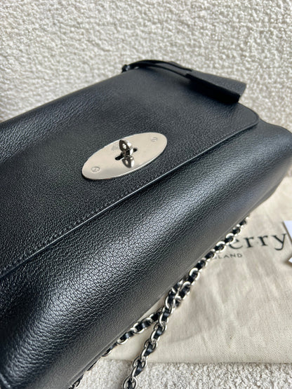 Mulberry Black Medium Lily with Silver Hardware (RRP £1095)