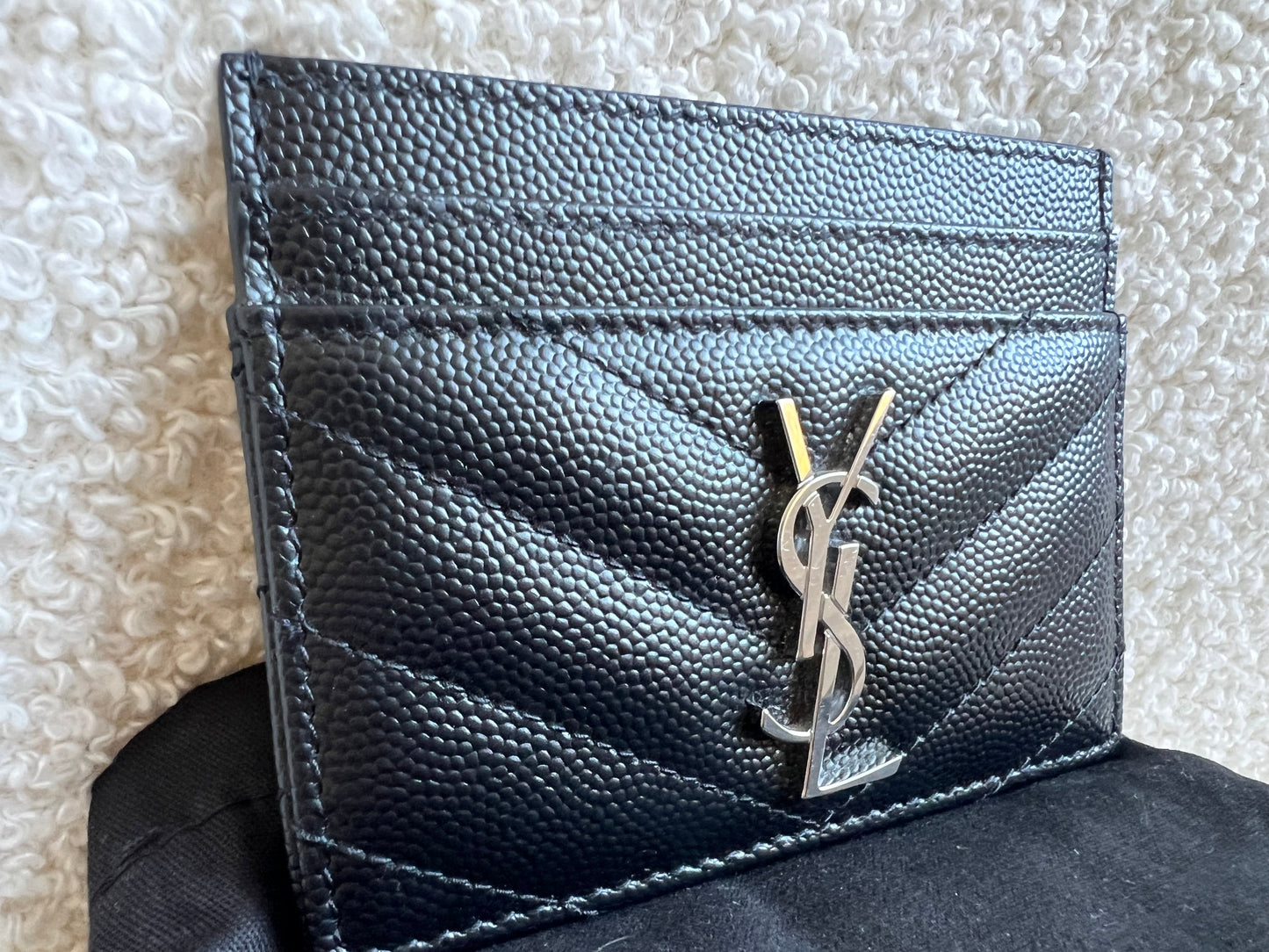 Yves Saint Laurent (YSL) Black Card Holder (RRP £260)